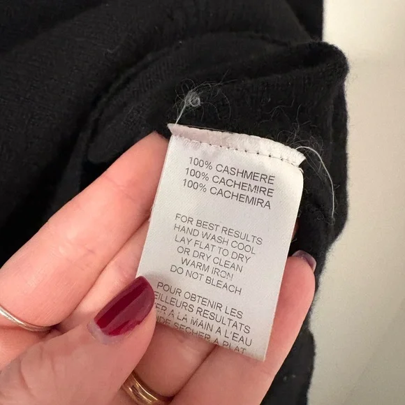 Women’s Peter Millar V-neck Cashmere Sweater XL - Picture 4 of 6